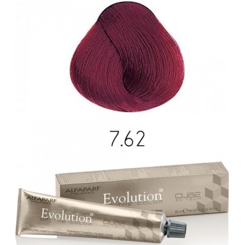 Vopsea permanenta profesionala - 7.62 - Evolution of the Color Cube - Alfaparf Milano - 60 ml