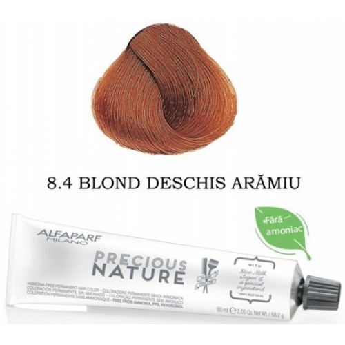 Vopsea permanenta fara amoniac profesionala - 8.4 - Precious Nature - Alfaparf Milano - 60 ml