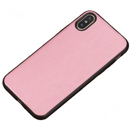 Carcasa subtire din piele lucrata manual pentru Iphone 7/8, Roz - Ultra-thin leather skin handmade case for iPhone 7/8, Pink