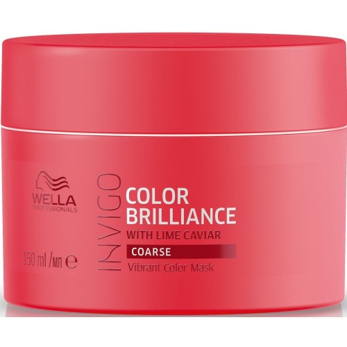 Masca-tratament pentru parul gros vopsit - Vibrant Color Mask - Coarse - Invigo Brilliance - Wella - 150 ml